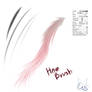 #20 Paint Tool Sai Brush - Hair Brush