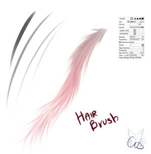 #20 Paint Tool Sai Brush - Hair Brush