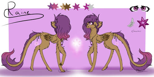 Raine new design reference sheet