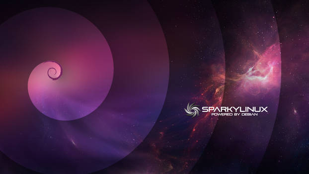 Sparky Linux Wallpaper - Galactic Spiral