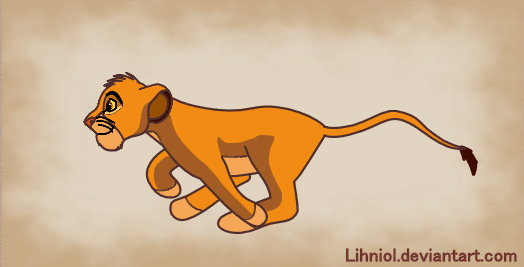 Simba cub animation run cycle by Lihniol on DeviantArt