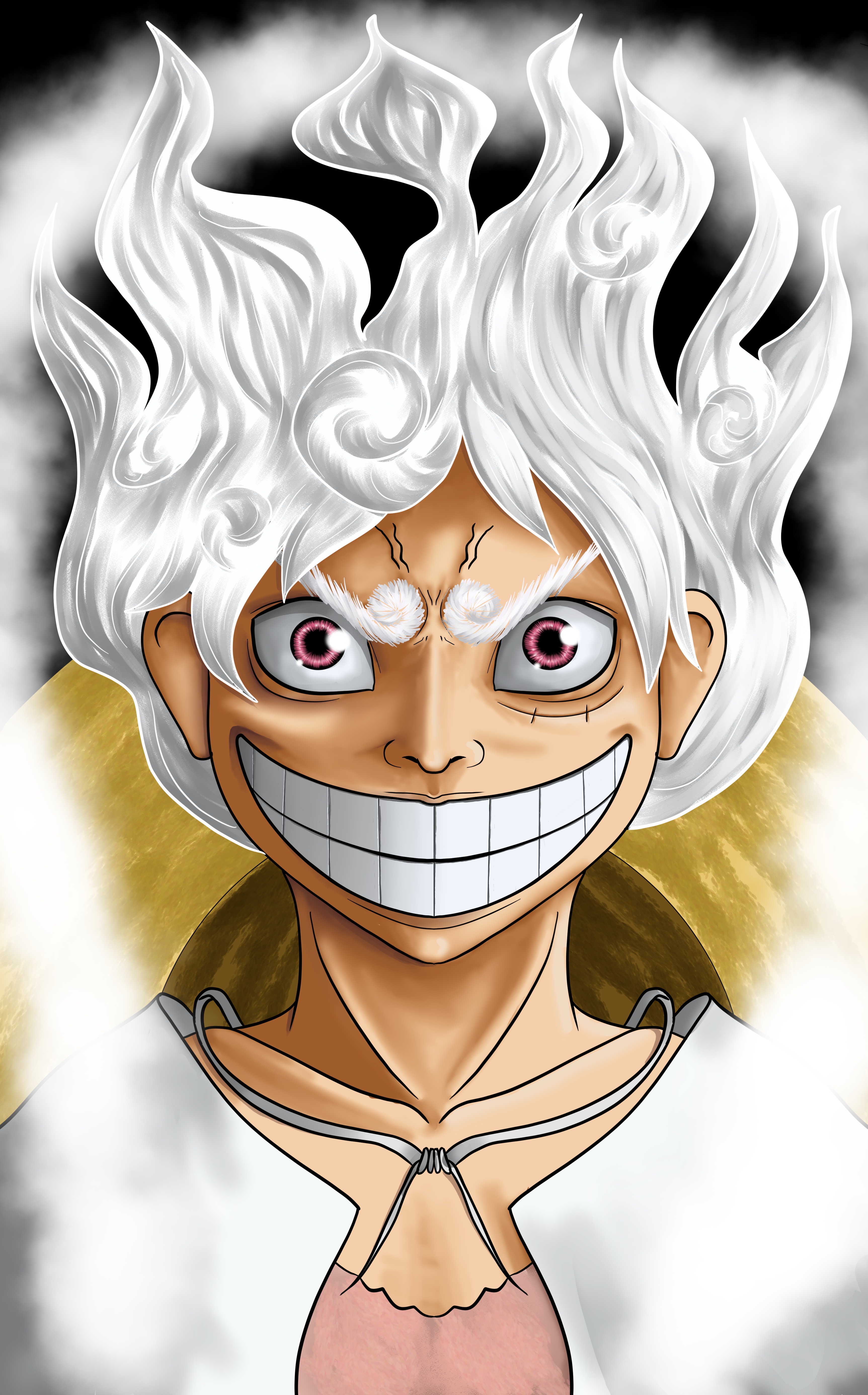 Luffy Gear 5 ! by Ranshiiki on DeviantArt