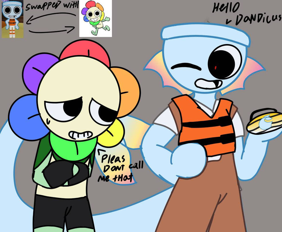 Swapworld Random dandy's World swap au #3 by luckydog15 on DeviantArt
