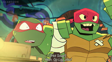Rise of the TMNT Raph and TMNT 2012 Raph