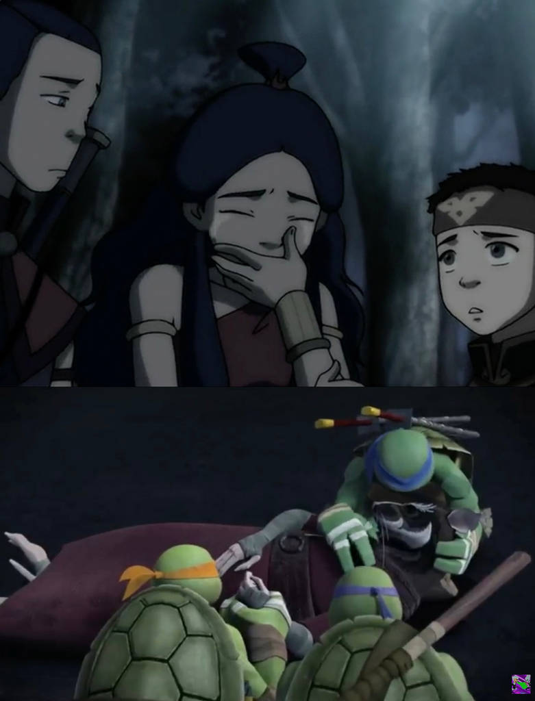 Splinter's Death Makes Katara Cry by Gboy2018 on DeviantArt
