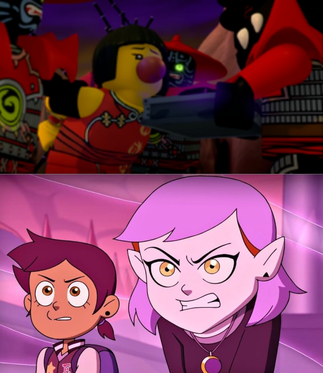 Luz and Amity Angry at Nya Being Captured by Gboy2018 on DeviantArt