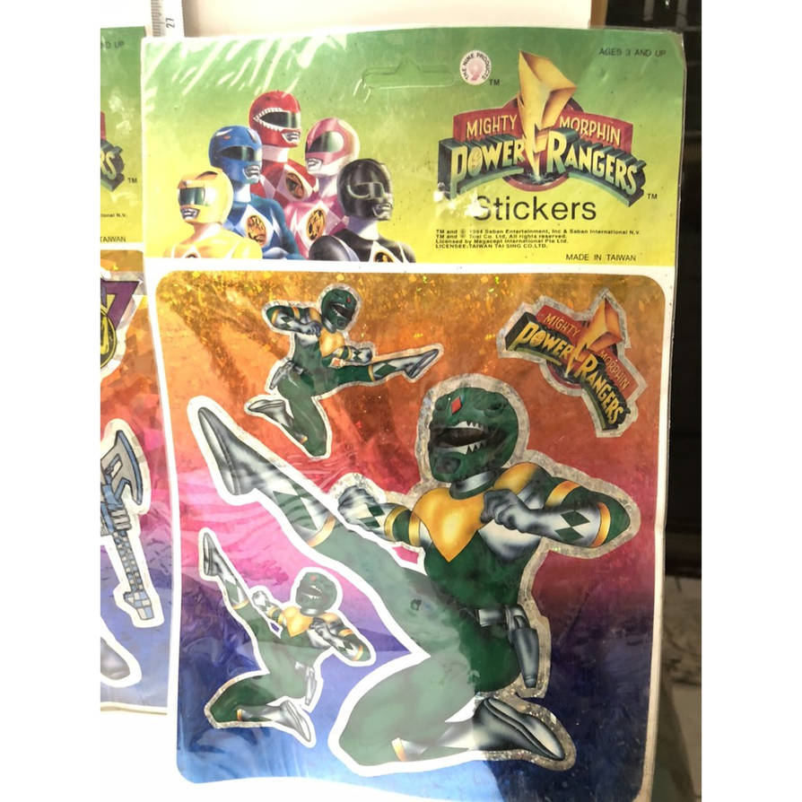 power rangers sticker book by NeptuneProProduction on DeviantArt