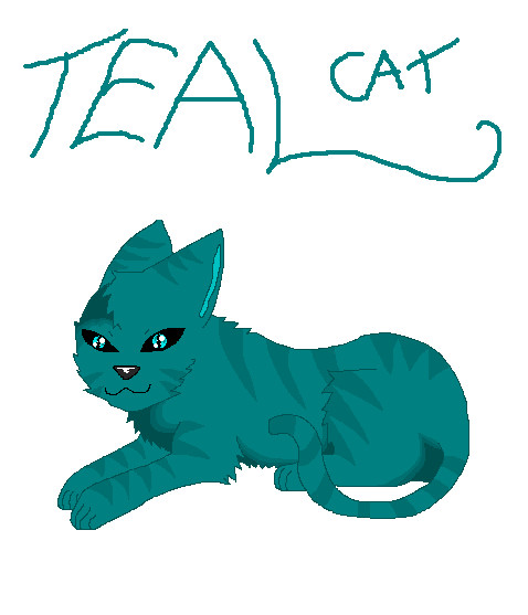 Teal Cat