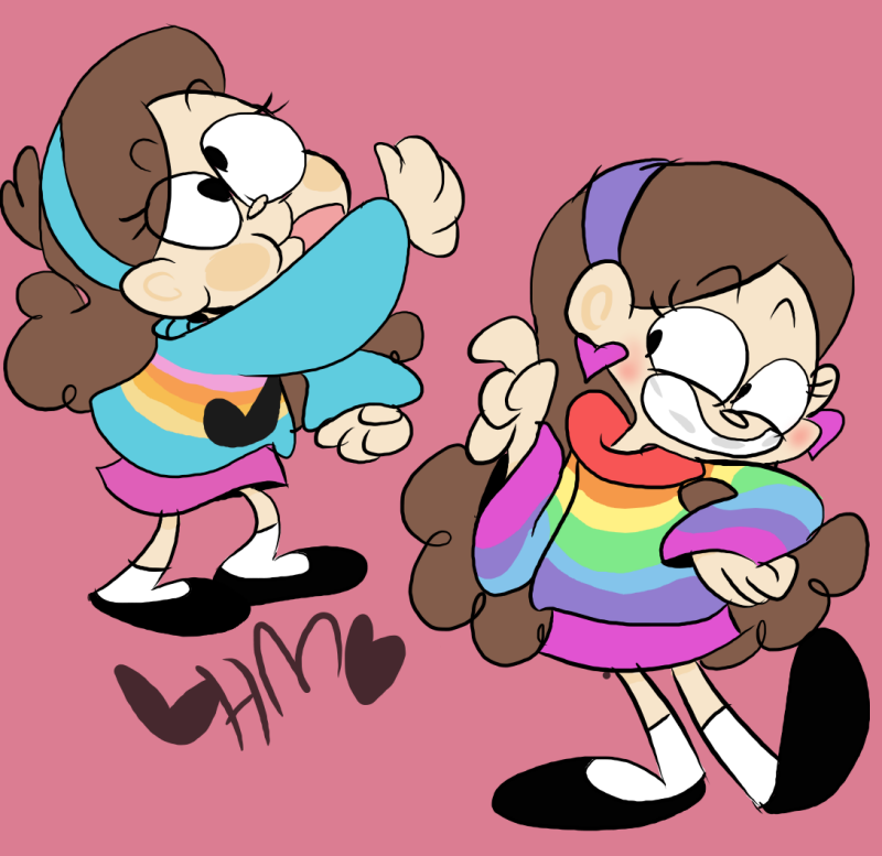 Mabel 2025 rainbow sweater