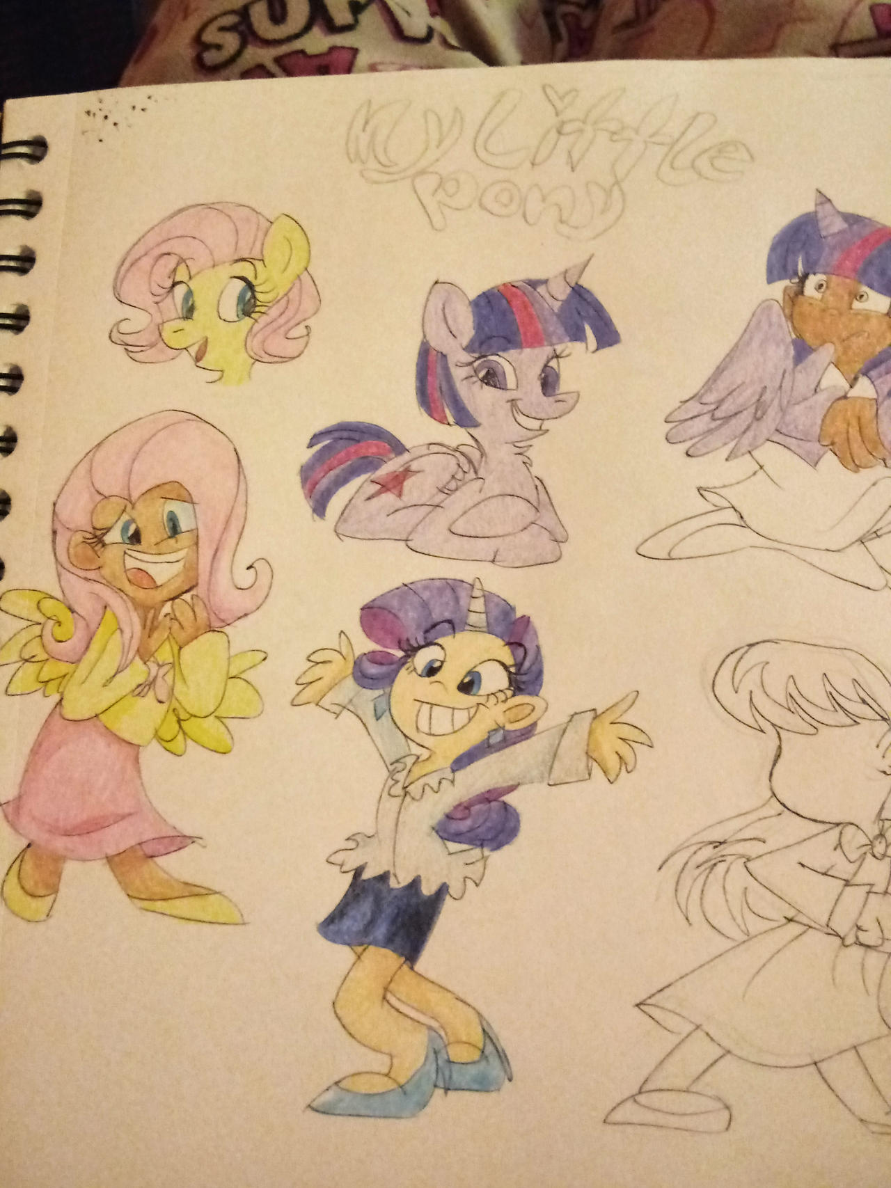 MLP sketchbook by Mirabuncupcakes15 on DeviantArt