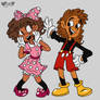 Mimi mouse and Rudy mouse lol