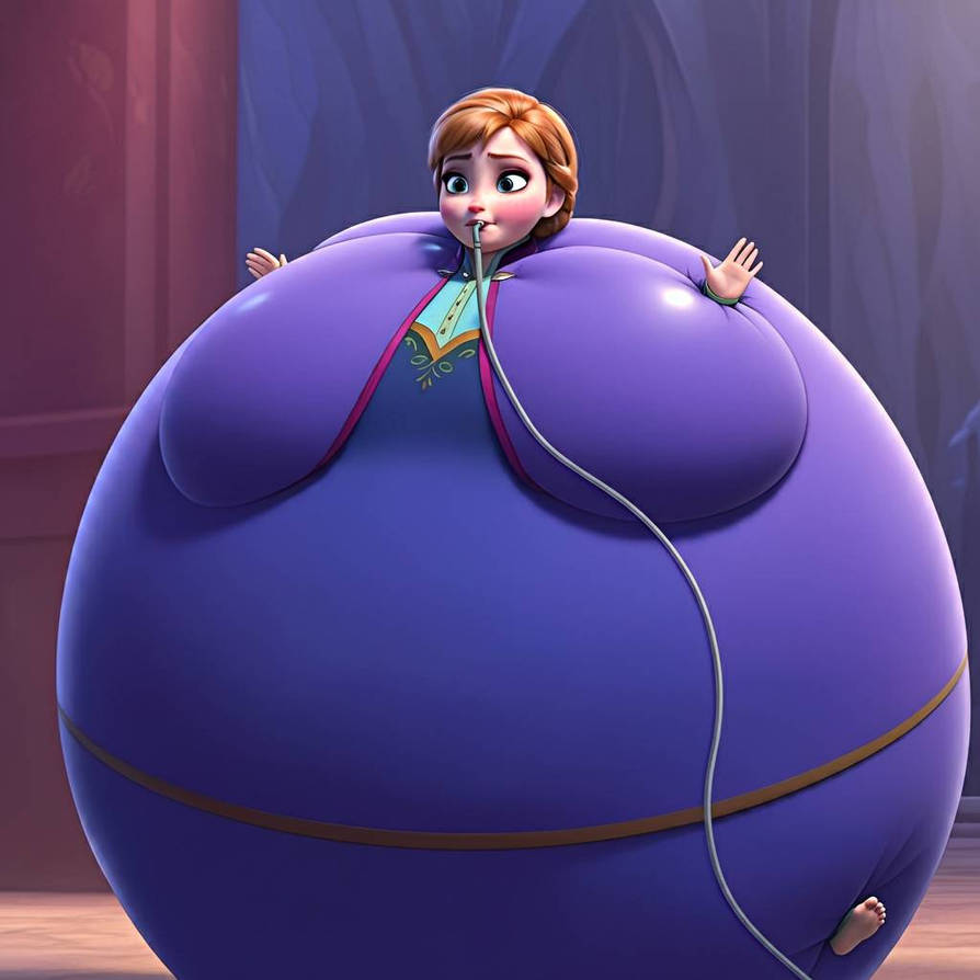 Frozen Inflation Deviantart Anna(age 21) inflation by mosasaur234 on DeviantArt