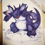  Nidoking drawing by me 