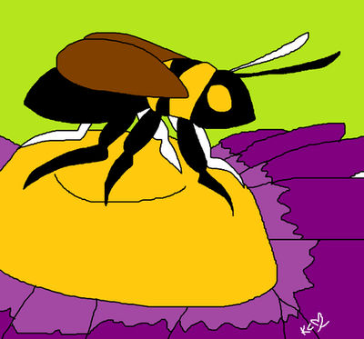 Bee Deviantart Style Bee 11 13 22 by lizzyheadless on DeviantArt