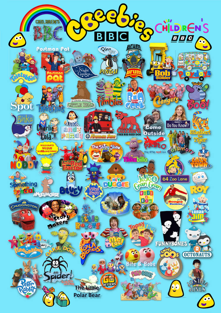 Current Cartoon Programmes CBeebies TV Programmes by gikestheASD on DeviantArt
