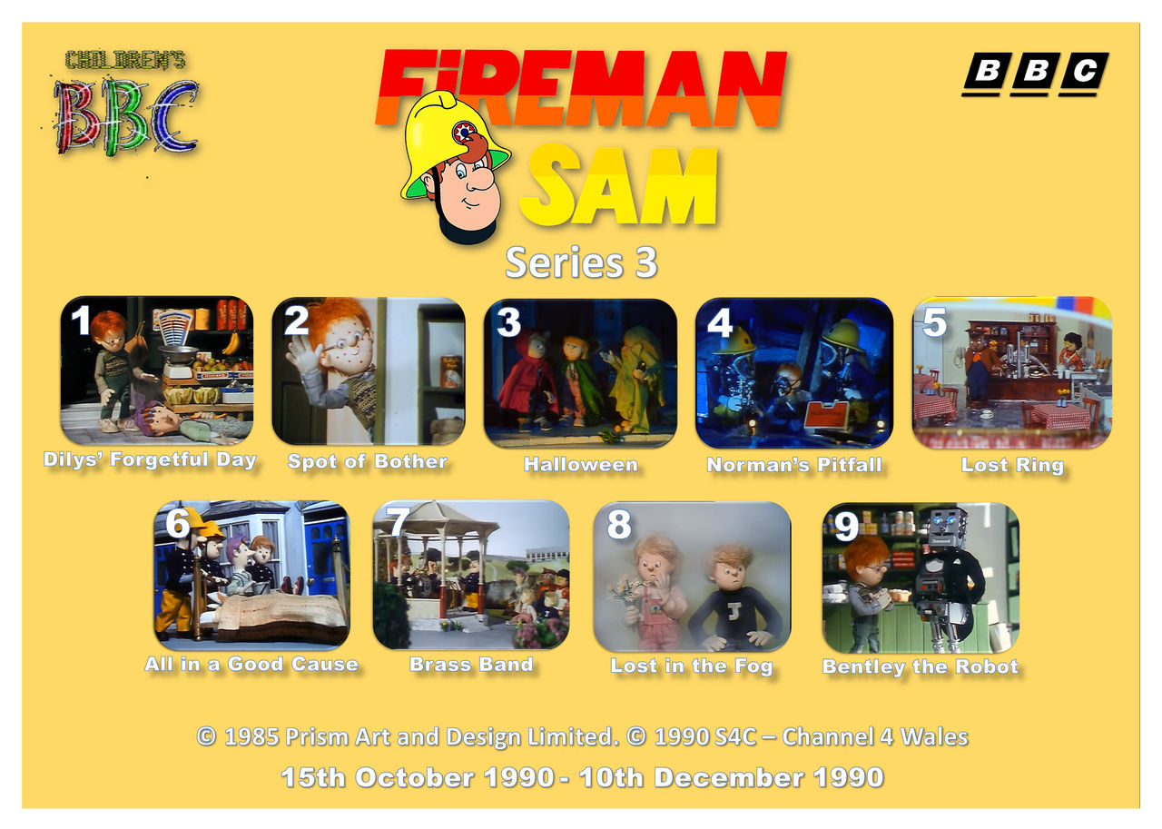 Firemen Three Fireman Sam - Series 3 (1990) by gikestheASD on DeviantArt