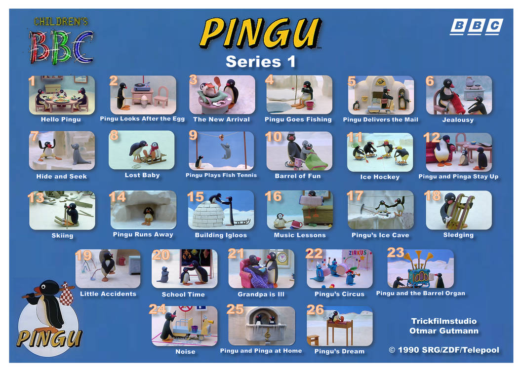 Pingu Series 1 1990 1991 By GikestheASD On DeviantArt pingu-series-1-1990-1991-by-gikestheasd-on-deviantart