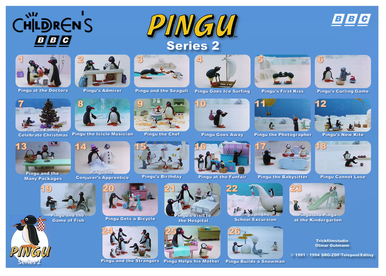 Pingu - Series 2 (1991 - 1994) by gikestheASD on DeviantArt