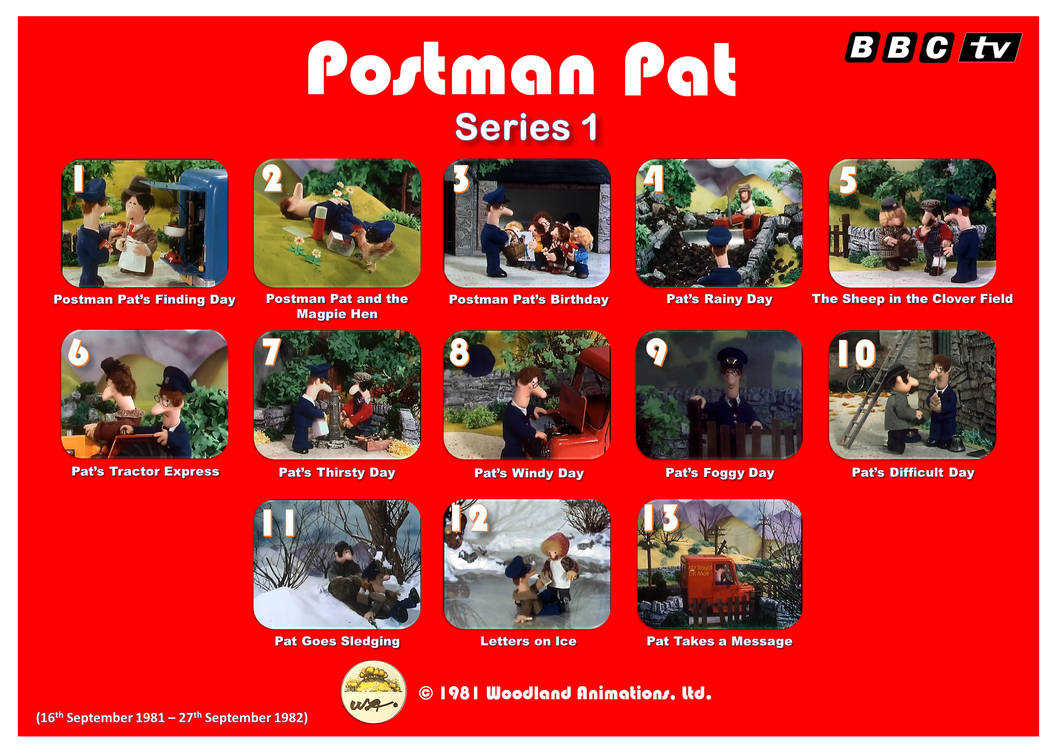 Postman Pat - Series 1 (1981 - 1982) by gikestheASD on DeviantArt