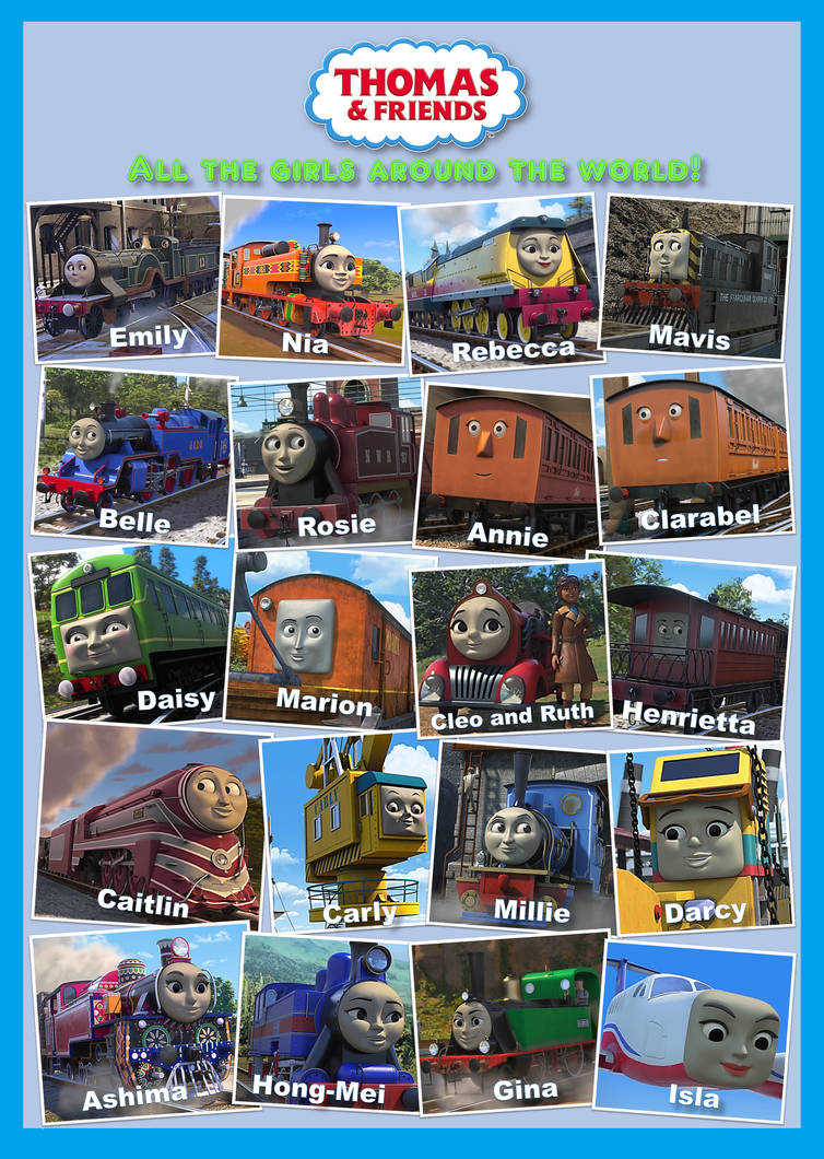 Thomas the Tank Engine female characters by gikestheASD on DeviantArt
