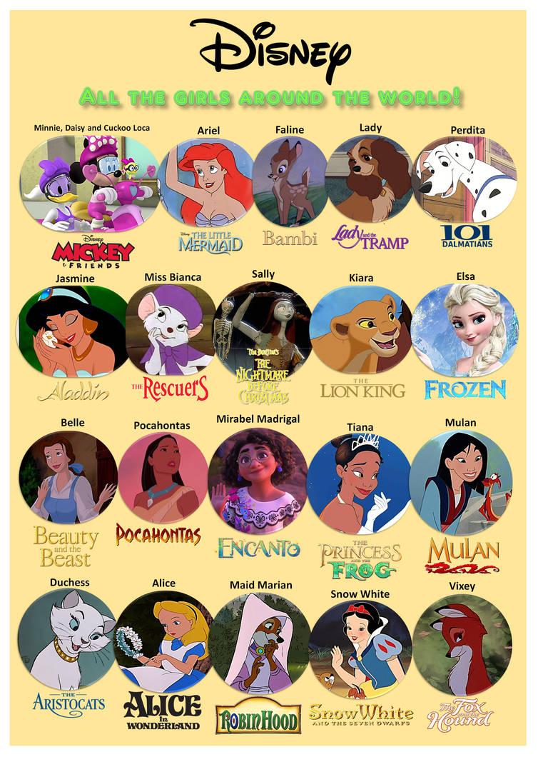Disney Princesses and their favorite colors by polskienagrania1990 on  DeviantArt
