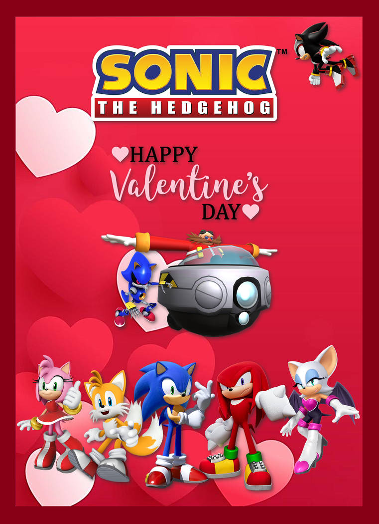 Happy Valentine's Day, Sonic the Hedgehog by gikestheASD on DeviantArt