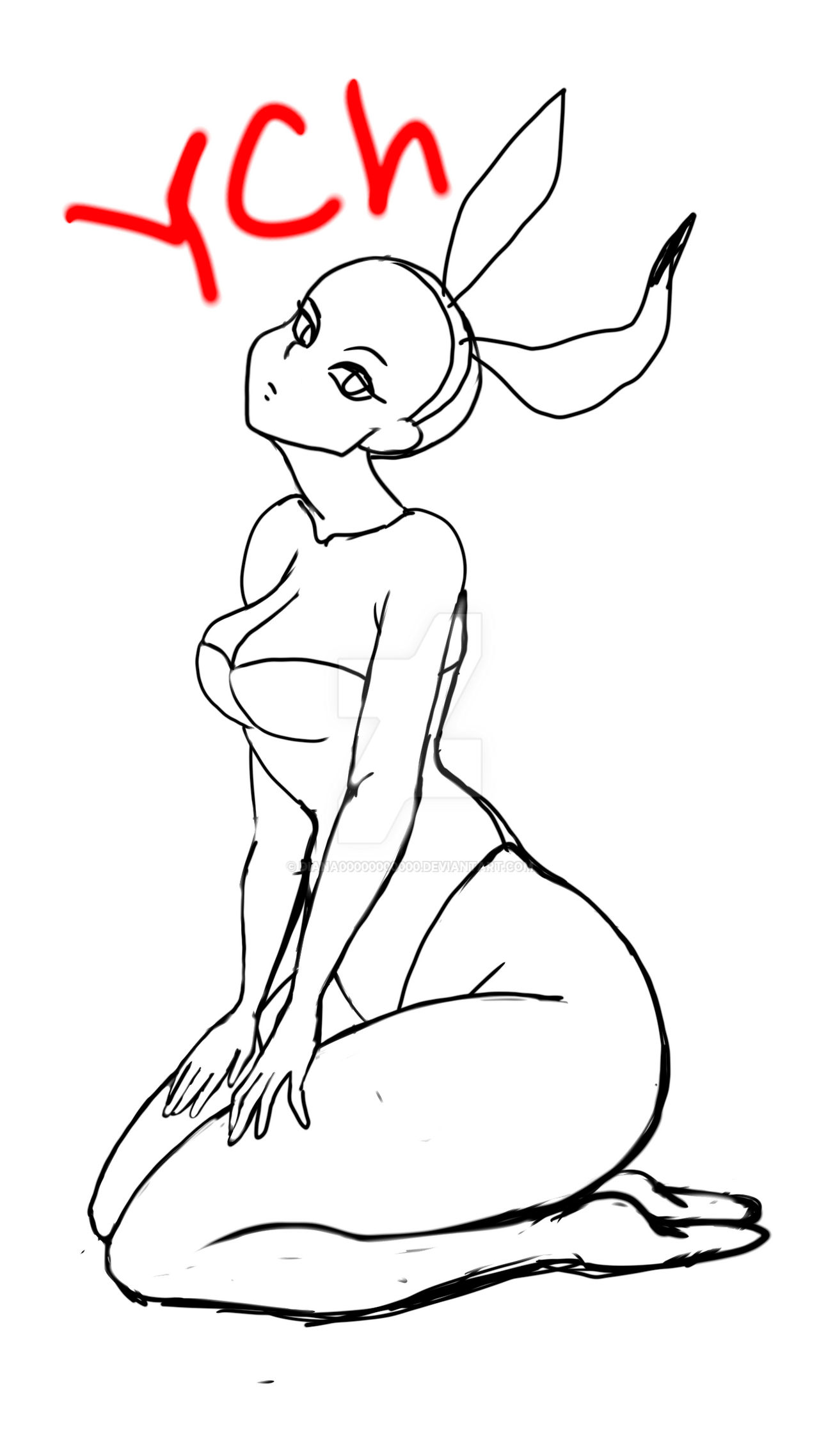 Ych open auction  Bunnygirl 