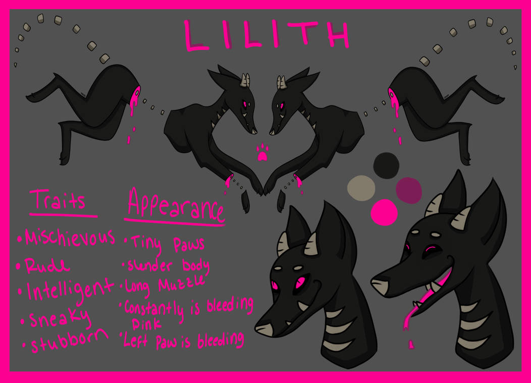 Lithe Build Reference Art Liliths reference sheet by RaisingWolves on DeviantArt