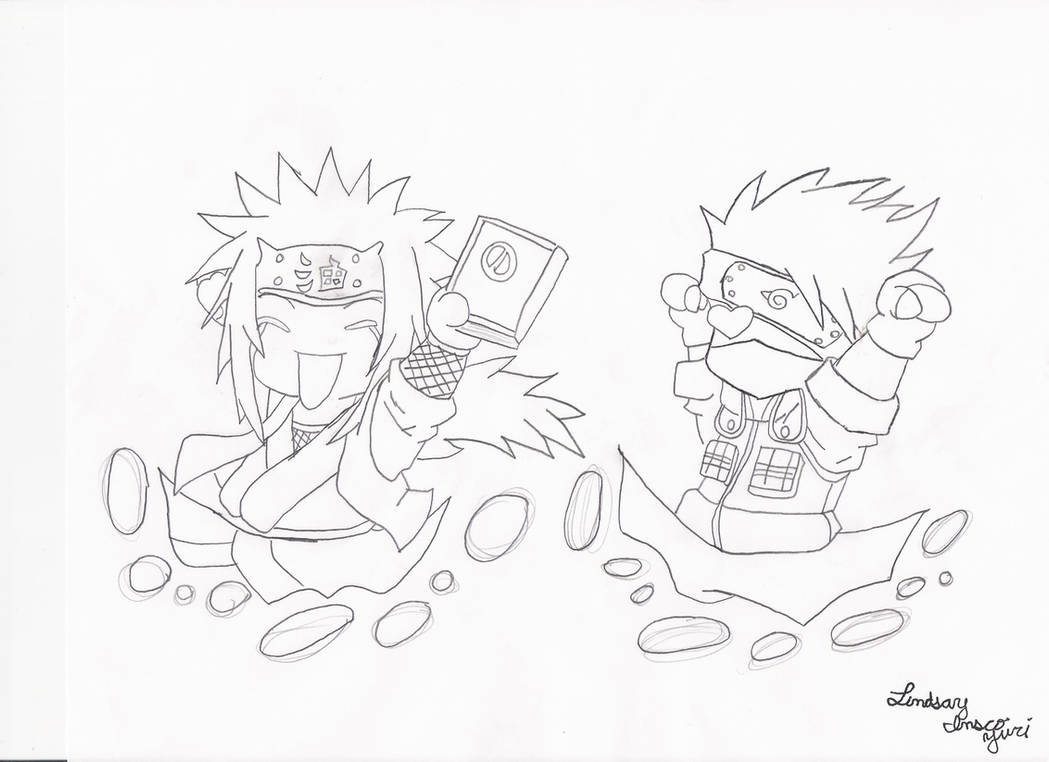 Kakashi and Jiraiya Chibi by shadowfoxyuri on DeviantArt
