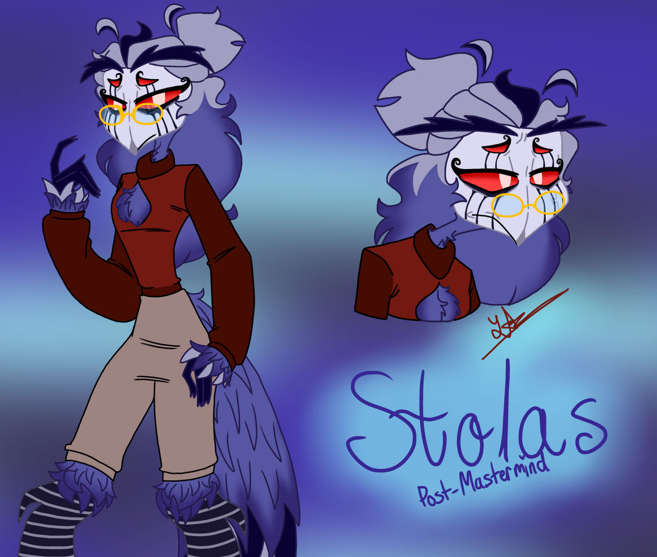 Stolas Proposing Stolas post-mastermind redesign by yarart123 on DeviantArt
