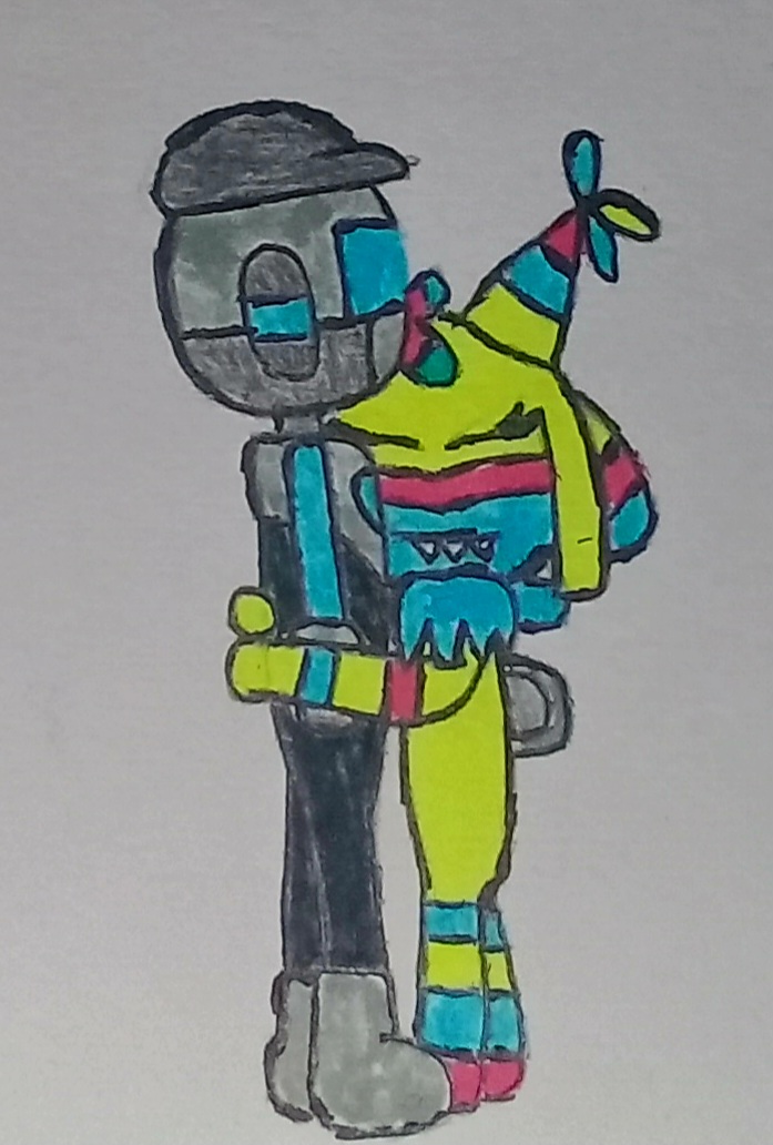 A huggy Toon