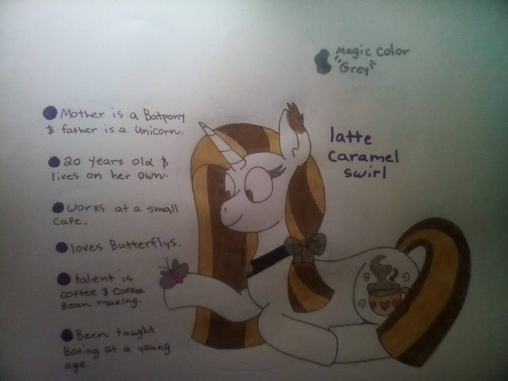 Mlp OC (Latte Caramel Swirl) by CpTheWingedNeko on DeviantArt