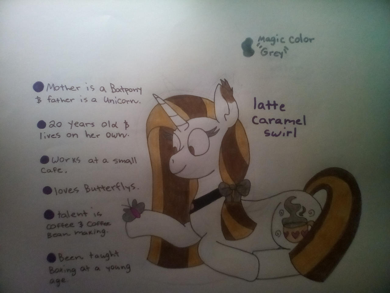 Mlp OC (Latte Caramel Swirl) by CpTheWingedNeko on DeviantArt