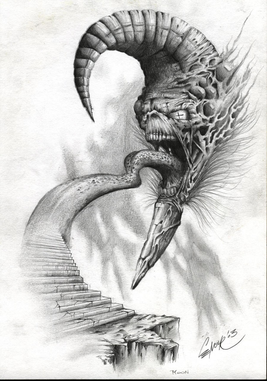 Evil moon by NordArt on DeviantArt