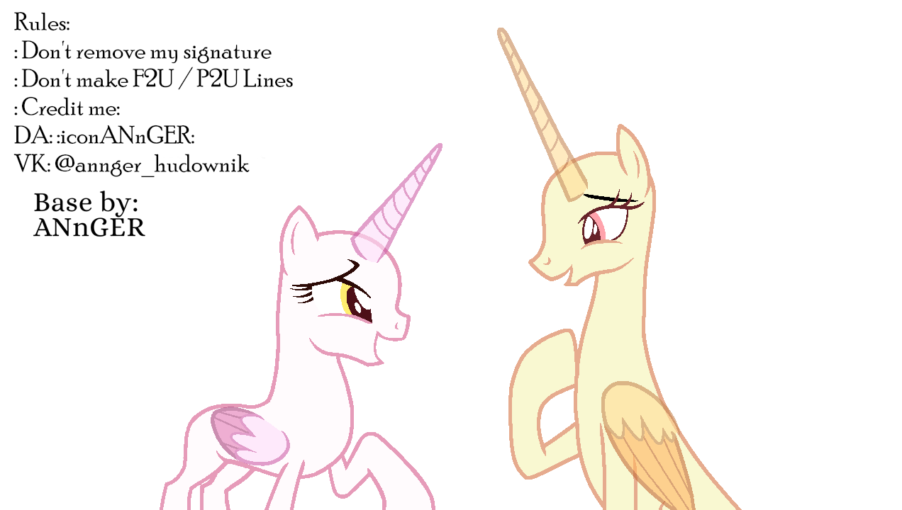 MLP Base #10 by ANnGER on DeviantArt