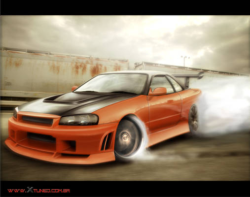 Skyline r34 drift spec