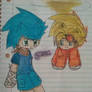 Human sonic and tails