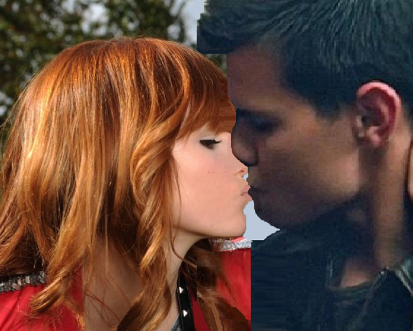 Bella thorne kiss photo