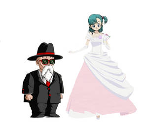 Master Roshi Marrying Bulma