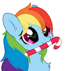 Rainbow Dash candy