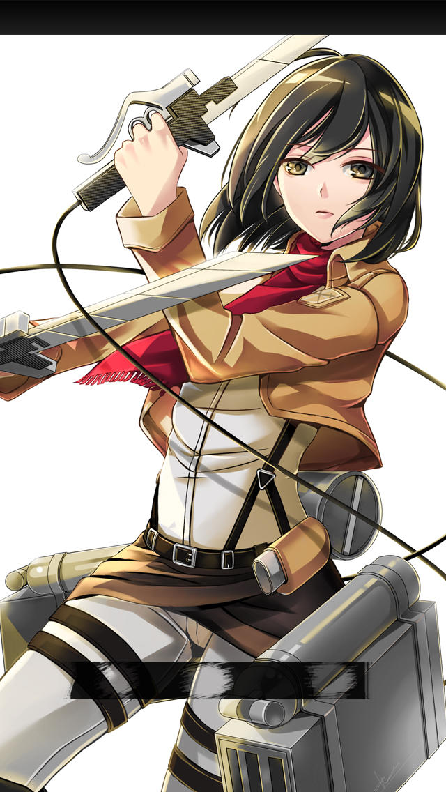 Attack On Titan Iphone 5 5s Lockscreen Wallpaper 3 By Chchcheckit