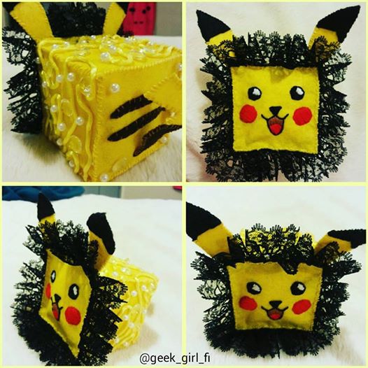Pikachu cute cube by Geek-Girl-Fi