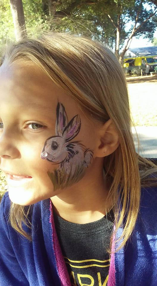 rabbit face paint by funfacesballoon on DeviantArt