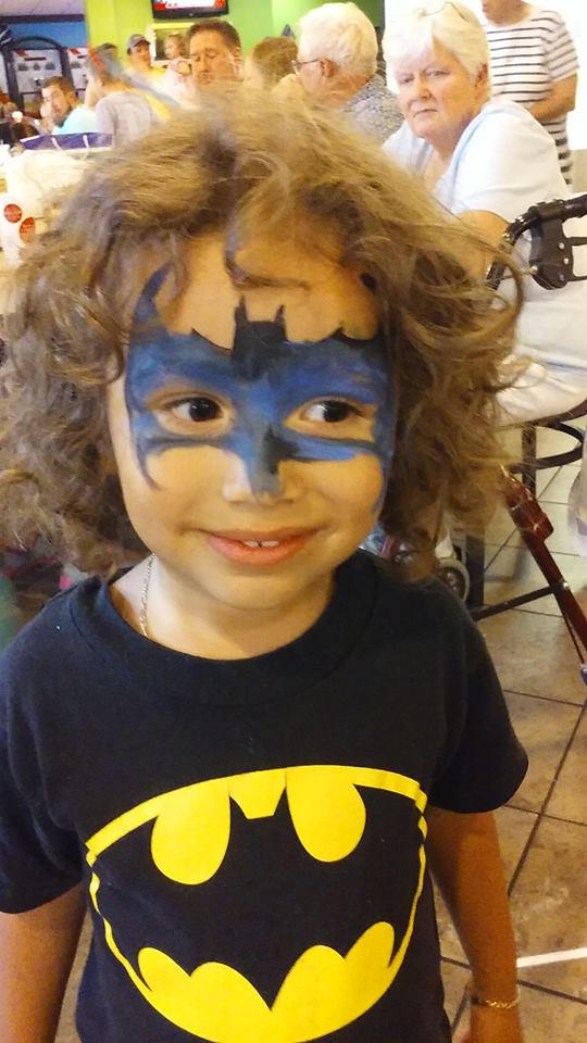 Batman Face Paint By Funfacesballoon On Deviantart