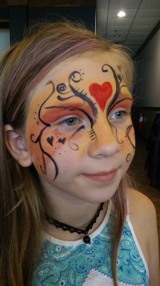 queen of hearts face paint by funfacesballoon on DeviantArt