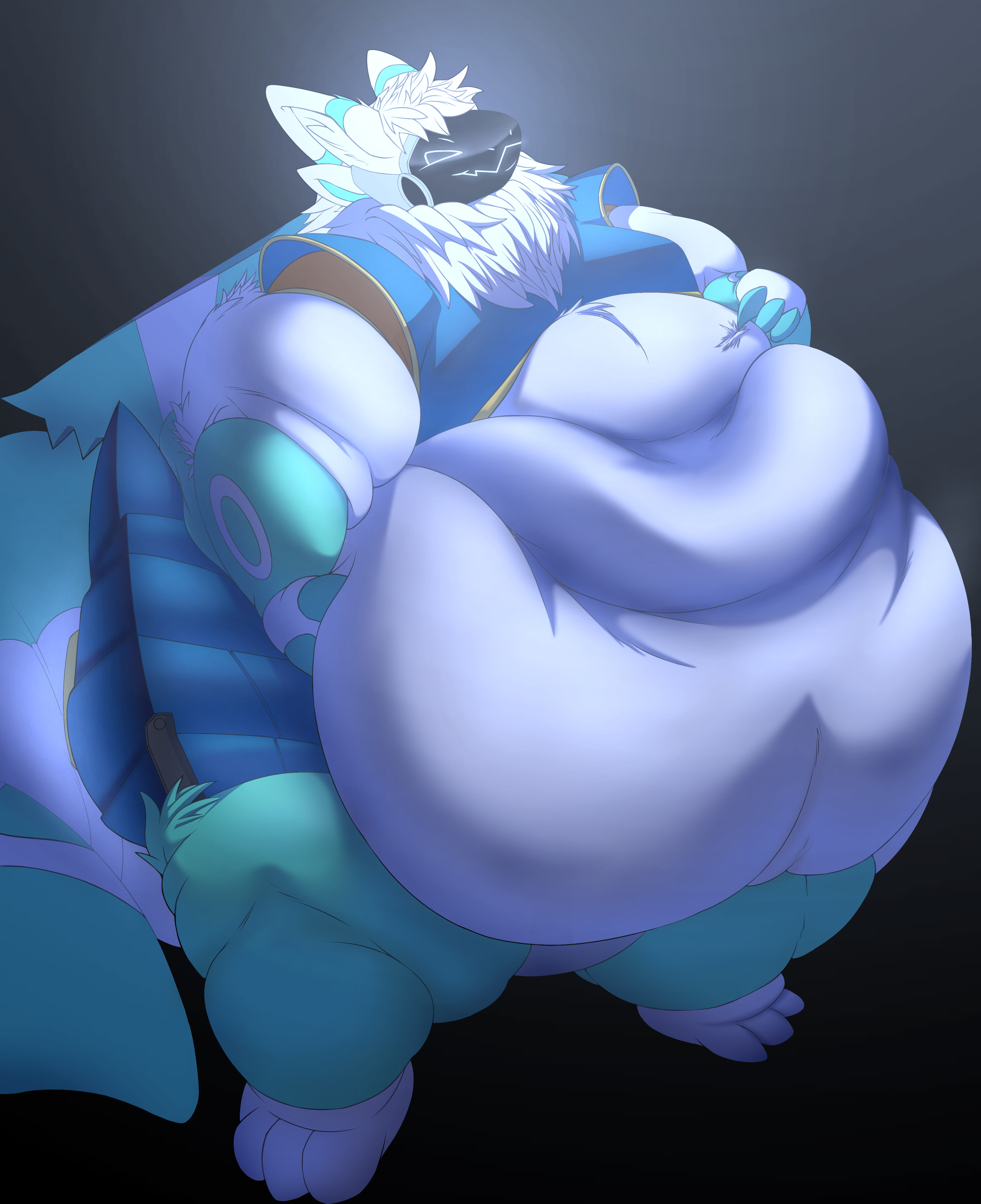 Protogen Inflation Fat Protogen by Sakupex on DeviantArt
