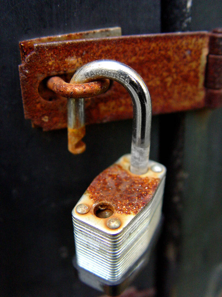 Rusted Lock by Jessibell on DeviantArt