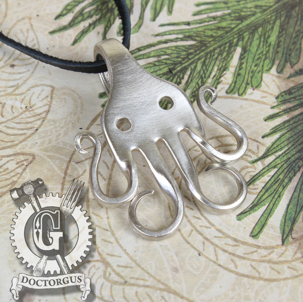 Cthulhu Forktopus Pendant