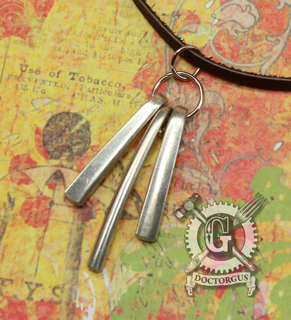 Fork Tine Pendant Necklace