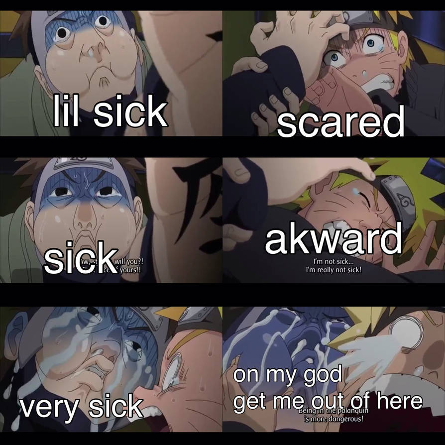 Naruto's reaction to yamato's sick scary face by Justicewolf337 on  DeviantArt